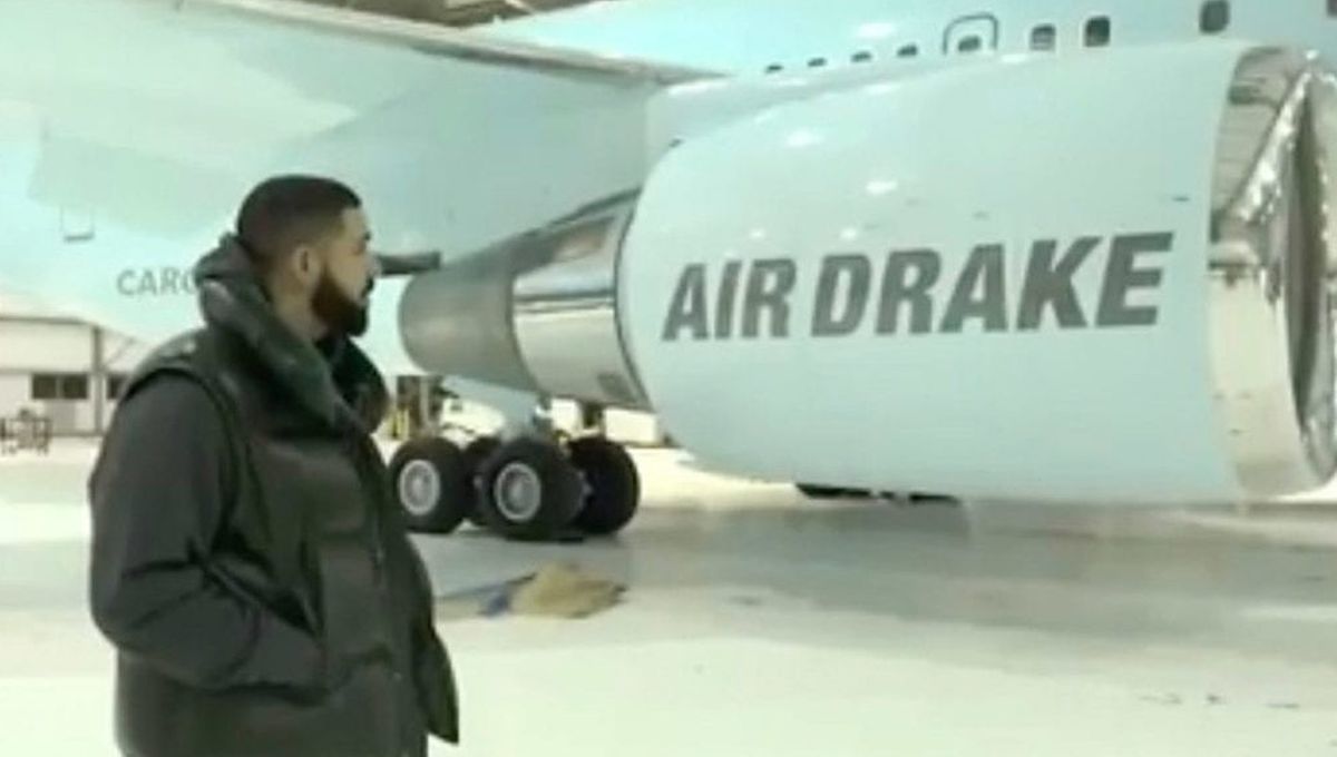 DÃ©couvrez le jet privÃ© de Drake, le « Air Drake »